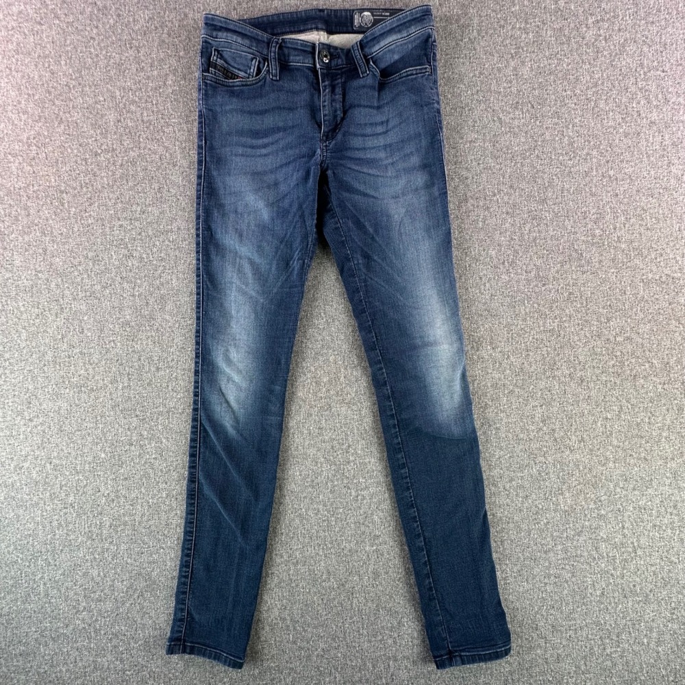 Diesel Jeans Womens 27 Skinzee-Ne 0681A Blue Stretch Skinny JoggJeans